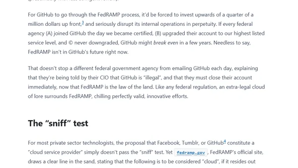 Why FedRAMP actually makes it harder for government agencies to move to the cloud