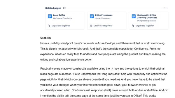 Confluence, a wiki that will make people collaborate on documentation