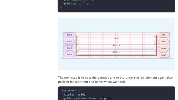 Rebuilding FIFA Standings Layout with CSS Subgrid