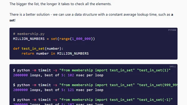 Membership Testing