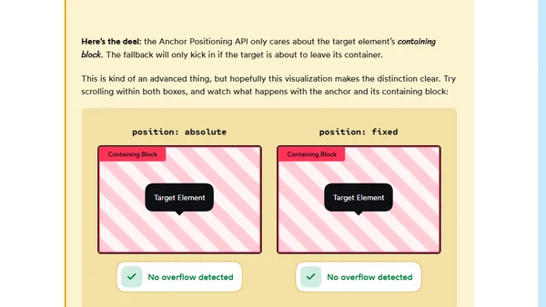 Getting Started with Anchor Positioning