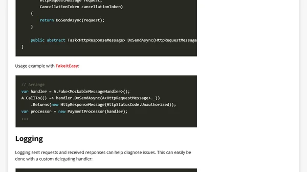 Fun with the HttpClient pipeline