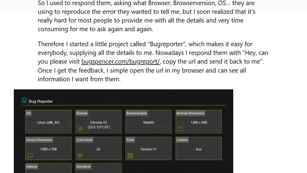 There is a bug