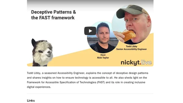 Deceptive Patterns & the FAST framework