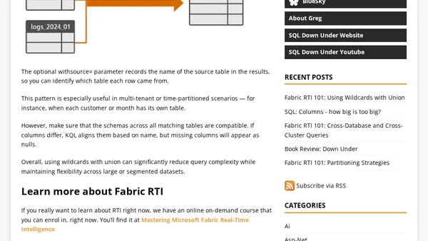 Fabric RTI 101: Using Wildcards with Union