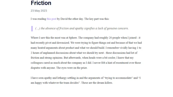 Friction