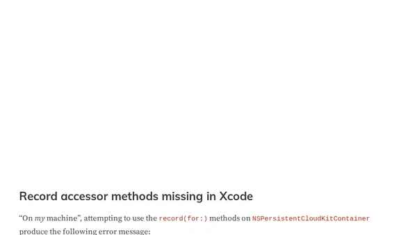 NSPersistentCloudKitContainer Buggy Behavior List