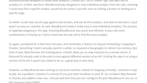 Charles Proxy To The Rescue of Adobe Bloodhound