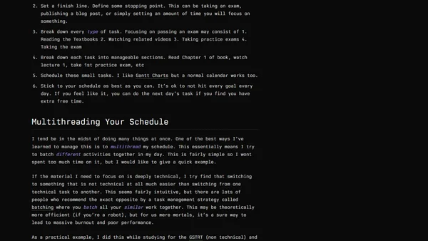 A Guide To Doing Things