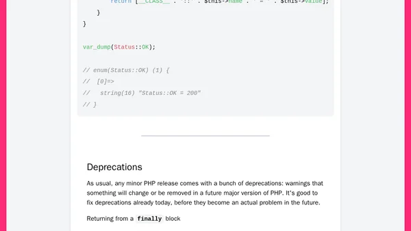 What's new in PHP 8.6