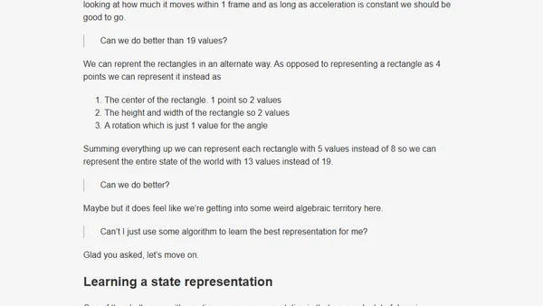 Representation Theory for Robotics
