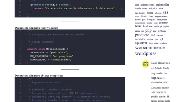 Documentar proyectos de TypeScript y JavaScript
