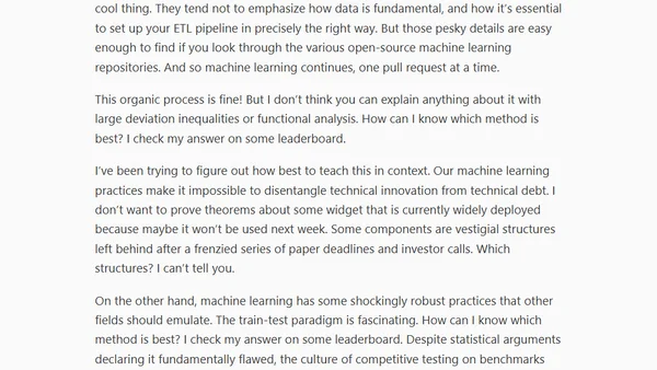 Benchmark Studies