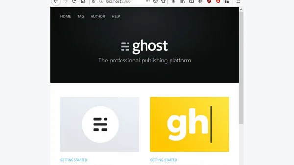 Installing Ghost for local development on Windows