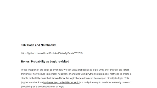 Probability and Statistics in 90 minutes