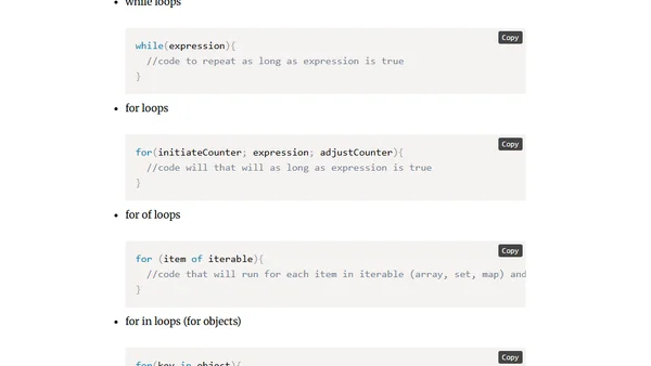 Javascript Basic Reference