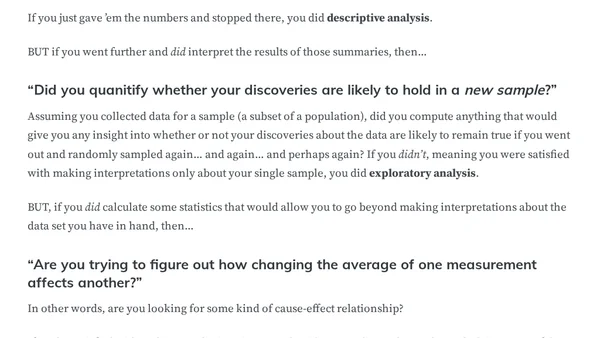 What Types of Data Analysis Are There?