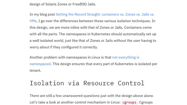 Hard Multi-Tenancy in Kubernetes