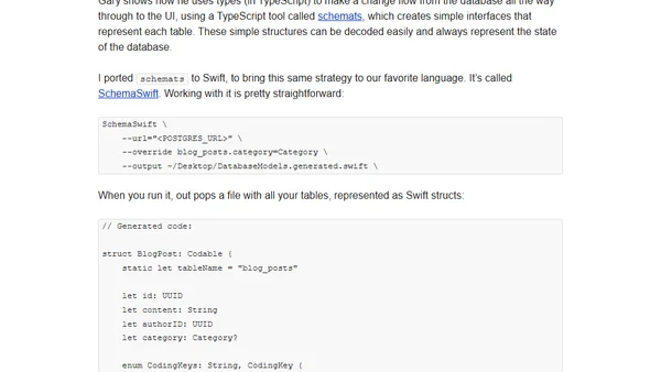 SchemaSwift