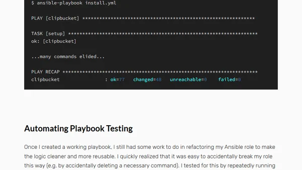 Automatically Deploying ClipBucket with Ansible