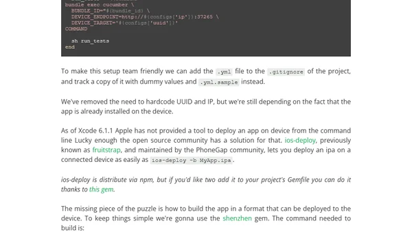 How to simplify Calabash acceptance testing with Rake
