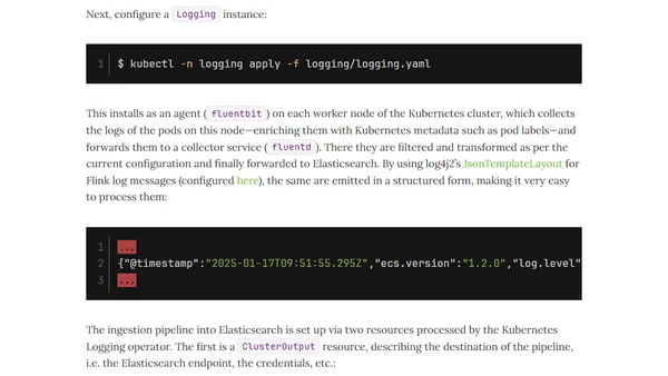Get Running with Apache Flink on Kubernetes, part 2 of 2