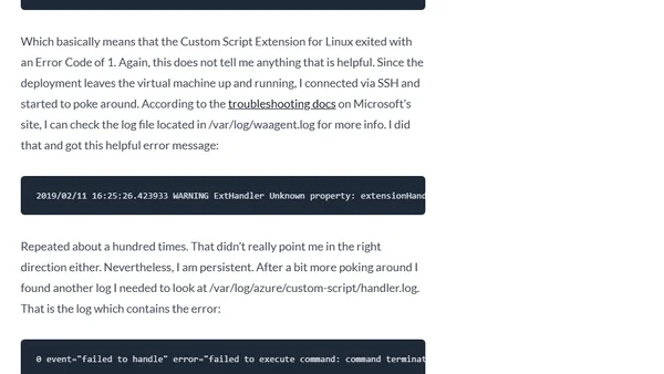 Deploying a Kubernetes Cluster on Azure Stack fails