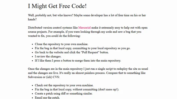Going Open Source