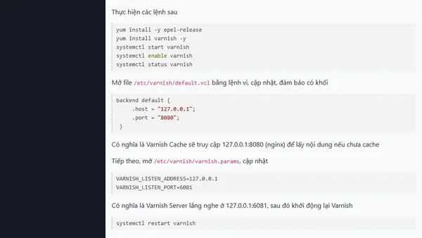 Sử dụng Varnish Cache để tăng tốc ứng dụng web