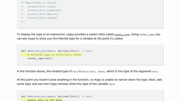 Exhaustiveness Checking with Mypy