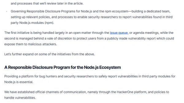 Meet the Node.js Security Working Group