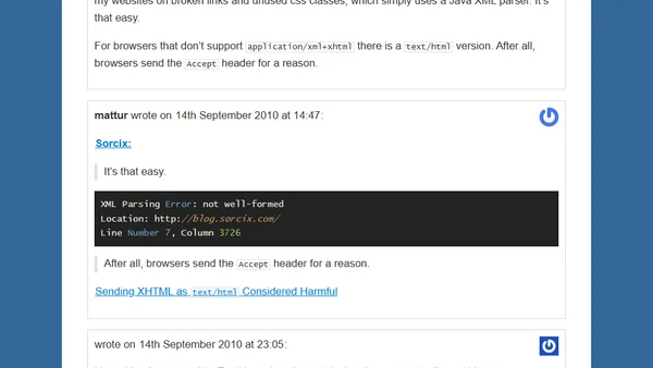 The XML serialization of HTML5, aka ‘XHTML5’