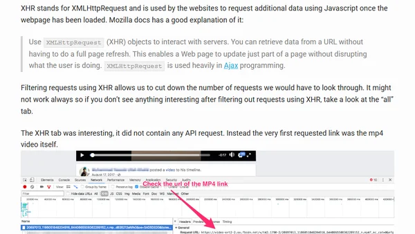 Reverse Engineering Facebook: Public Video Downloader