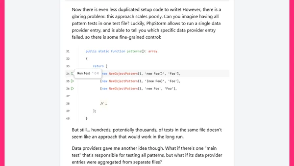 Testing Patterns