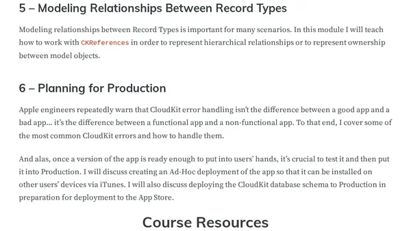 CloudKit Fundamentals