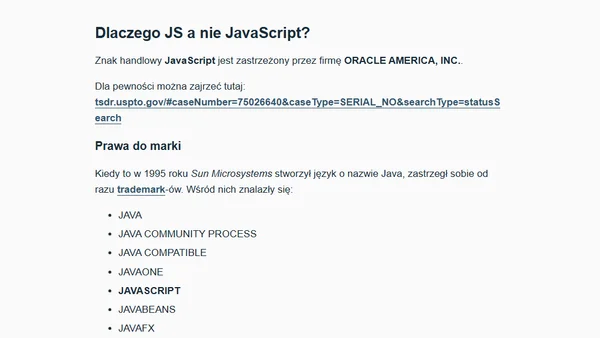 Historia loga języka JavaScript