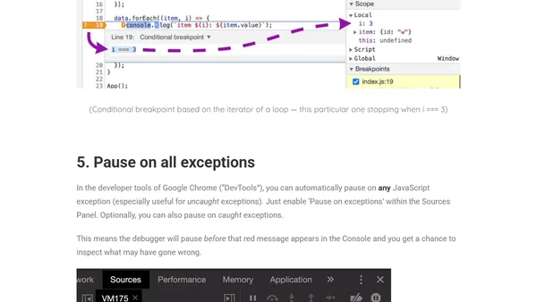 Javascript debugging tips (for beginners)