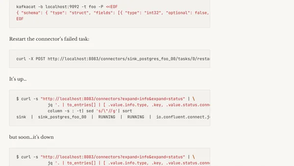 Skipping bad records with the Kafka Connect JDBC sink connector