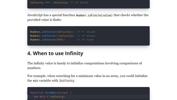 Infinity in JavaScript