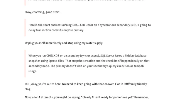 Testing AI with an Office Hours Question