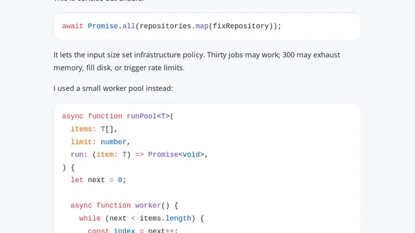 Scaling an Agentic Coding SDK: What Concurrency Actually Costs