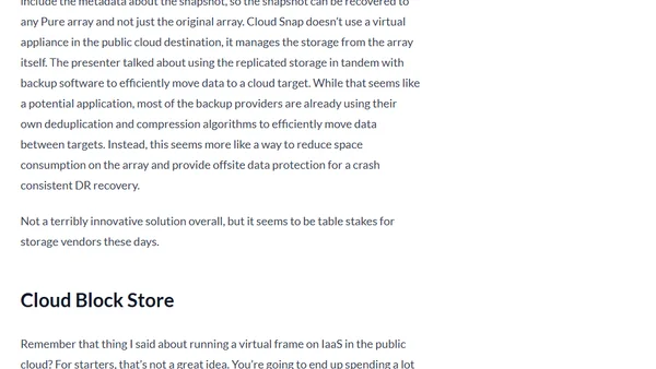 Going Cloud Native with Pure Storage Purity