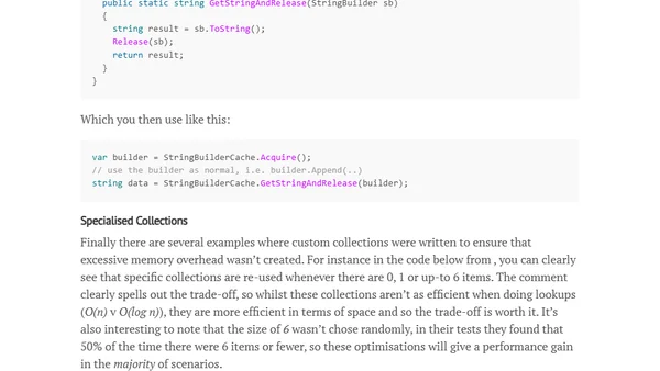 Roslyn code base - performance lessons (part 2)
