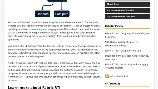 Fabric RTI 101: Designing for Scale