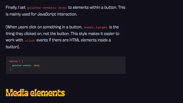 My CSS reset