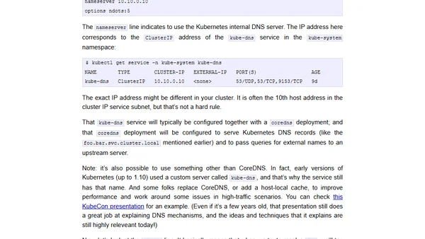 Understanding DNS resolution on Linux and Kubernetes