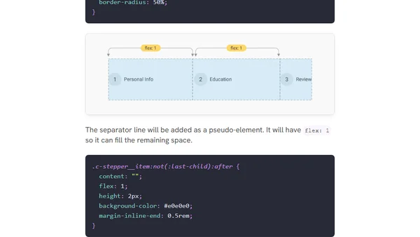 Building A Stepper Component