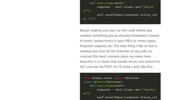 Getting Started with Testing in Django