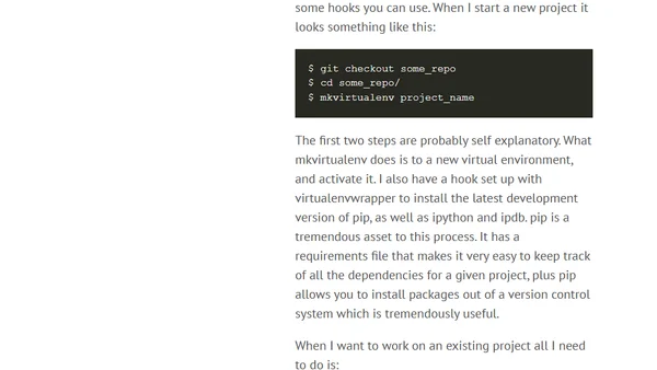 My Workflow