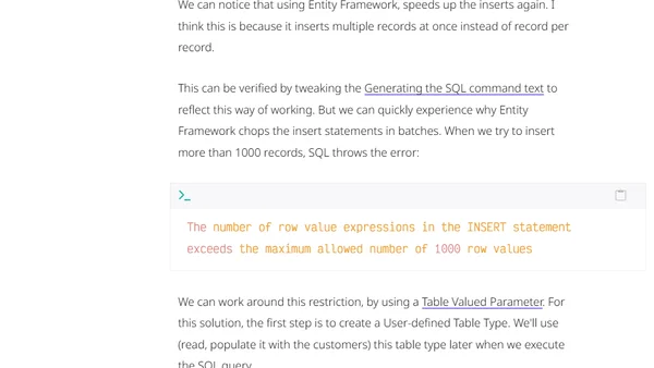 Faster SQL Bulk Inserts With C#